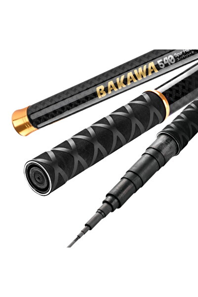 Choice 4.5 M Black BAKAWA Ultralight Carbon Fishing Rods 1.8M-7.2M Portable T...