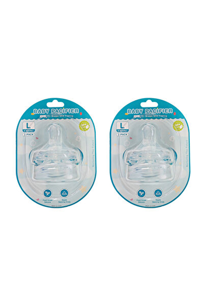 Choice dr.Isla L-2PCS MAMIJOY Baby Pacifier 4PCS PP Round Head Cross Hole Foo...