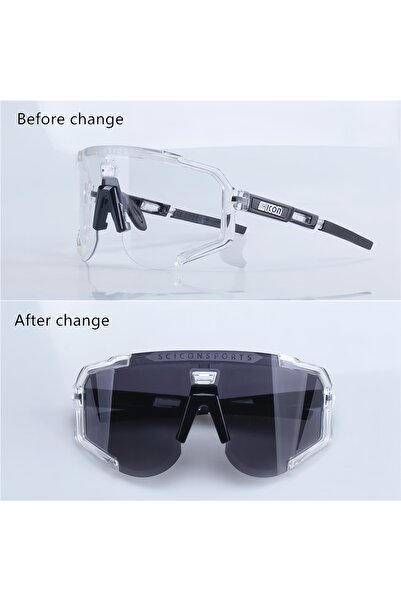 choice2 Photochromic C Photochromic Cycling Glasses Men's Outdoor Sports Sung...