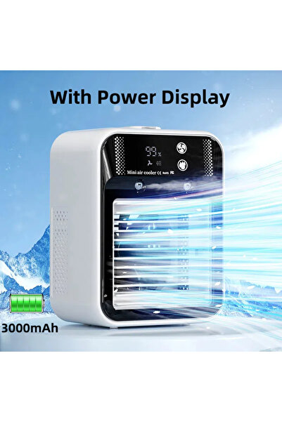 Choice L8 with LED display USB Desktop Humidifier Fan Water Tank Mini Air Coo...