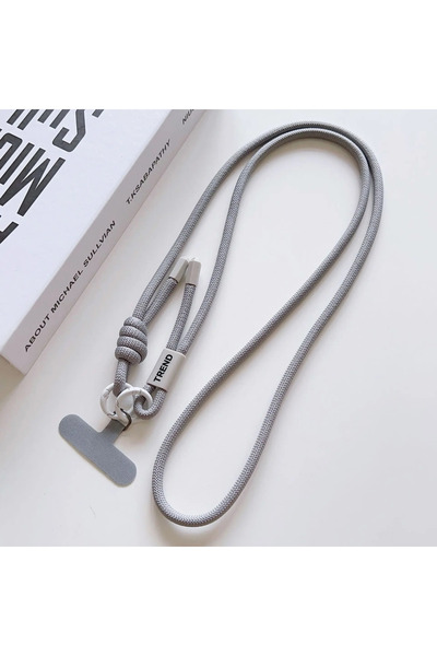 Choice1 Grey Adjustable Phone Lanyard Strap for Outdoor Sports Durable Anti-L...