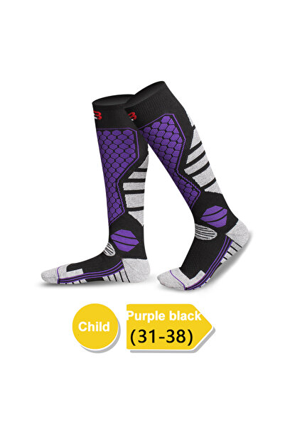 Choice7 Children--Purple GTUBIKE New Winter Warm Ski Socks Anti-slip Thickene...