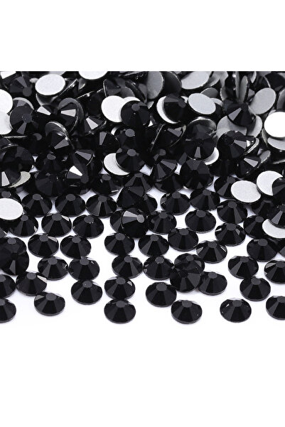 Choice6 SS20-1440Pcs Black Black Series Glass Flatbase Rhinestones For Needle...