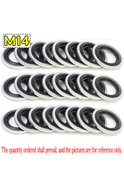 Choice 100 قطعة من براغي M14/M12/M14 قابلة للاستبدال، مع حشية، وسدادة تصريف، ...