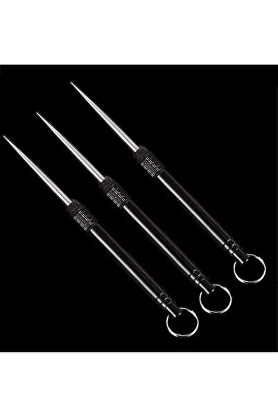 Choice black 3pcs Titanium Outdoor EDC Portable Multi-Purpose Toothpick Bottl...