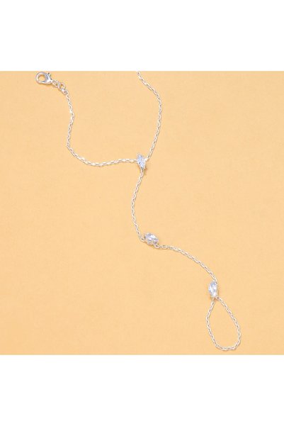 Choice Sliver Color ZAKOL 2025 New Bohemia Rhombus Crystal Zircon Bracelet Ha...