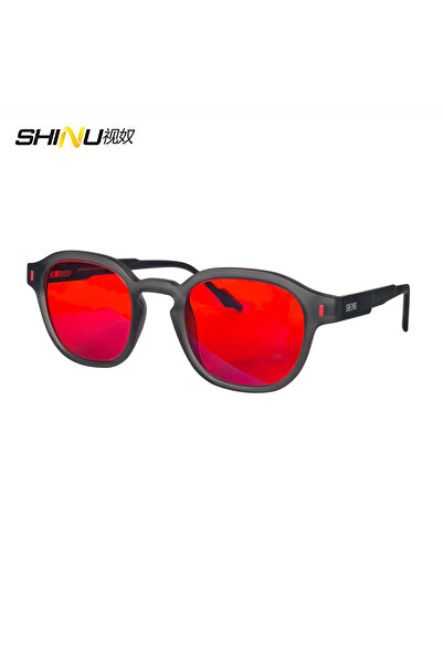Choice4 C2 red SHINU Anti Blue Light Glasses Sleep Better Red Lenses For Men ...