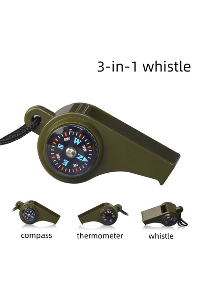 Choice 3-in-1 Emergency Survival Whistle Outdoor Multifunctional Whistle with...