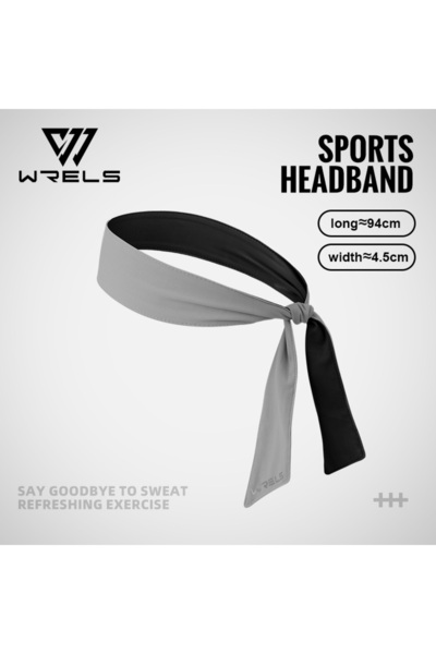 Choice3 Gray WRELS Sports Headbands Quick Dry Sweatbands Moisture Wicking Non...
