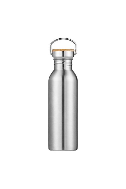 Choice 750ml-Bamboo Lid Stainless Steel Sports Fitness Bottle Bicycle Water B...