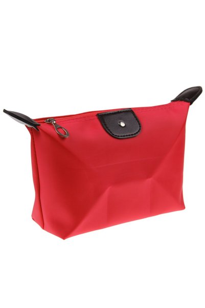 Choice4 Red Korean Dumpling Cosmetic Bags Travel Handbag Portable Women Makeu...