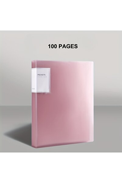 Choice10 Pink - 100 pages Folder 20/30/40/60/80/100 Inner Pages, Data Book A4...