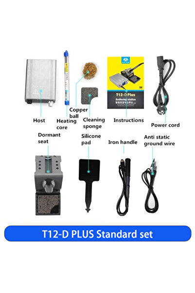 Choice1 Plug type EU Standard set OSS T12 Soldering Station 75W Intelligent L...
