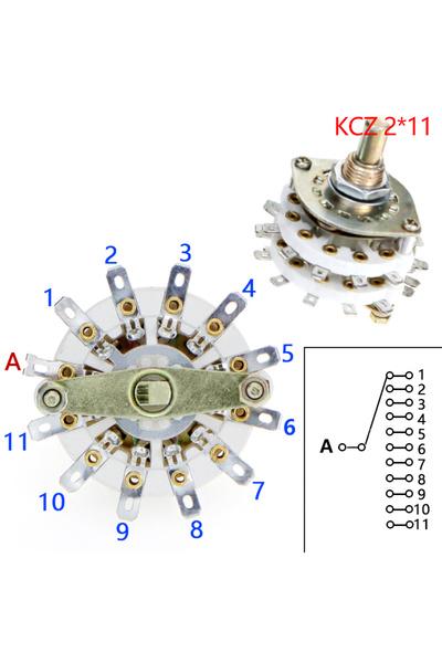 choice2 Other KCZ 2x11 New 2 Pole 6/7/8/9/10 Position 4 Pole 3/5 Position Wit...