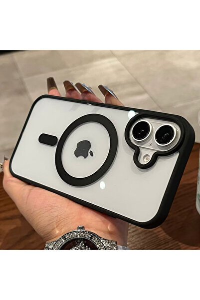Choice16 جراب شفاف أسود اللون لهاتف آيفون 17، متوافق مع MagSafe، متوافق مع هو...