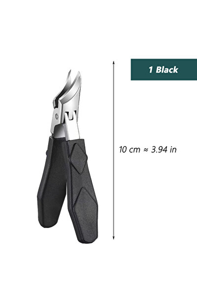 Choice1 1 Black Toenail Clipper For Ingrown Or Thick Toenails Toenails Trimme...