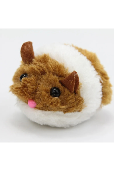 Choice Brown Cute Mouse Cat Toys Cat Supplies Plush Toy Shake Movement Mouse ...