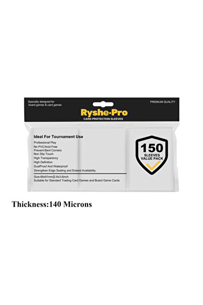 Choice 150pcs transparent 150Pcs Premium Card Sleeves 2.6"x3.6" Compatible wi...