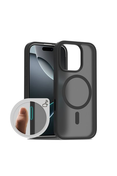 Choice For iPhone 16 Pro black Magnetic Case with Camera Control Capture Butt...