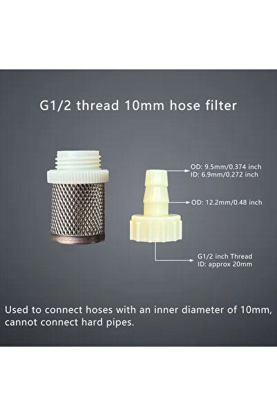Choice Other 10mm Filter 1pc 1 Set Hose Stainless Steel Filter 6mm 8mm 10mm 1...