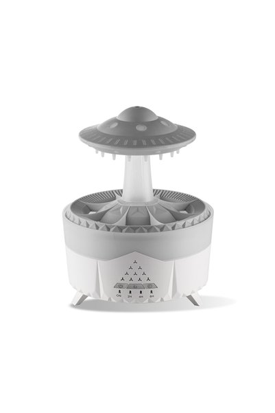 Choice White UFO Raindrop Humidifier Water Drop Air Humidifier USB Aromathera...