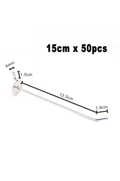 Choice 50Pcs 15cm 50Pcs Pegs Board Pegboard Hooks Garage Work Shop Storage Di...