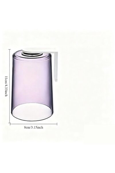 choice2 PURPLE Magnetic Back Flip Cup, Transparent and Simple Household Toile...