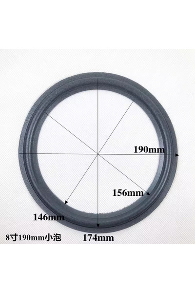 Choice1 8 inch 190mm 2Pcs 8 Inch Speaker Foam Repair Suspension Surround Fold...