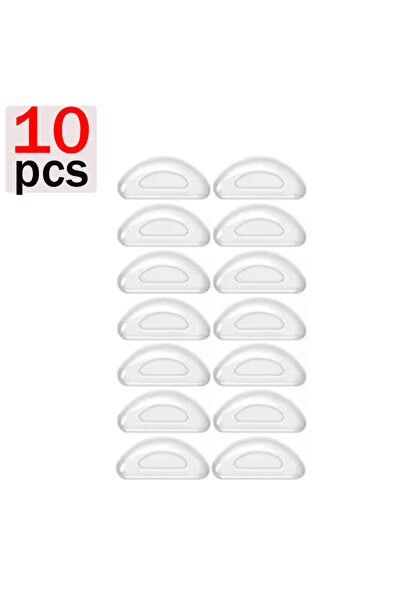 choice2 10pcs clear 10/20pcs Silicone Non-slip Nose Pads Light Eyeglasses Nos...