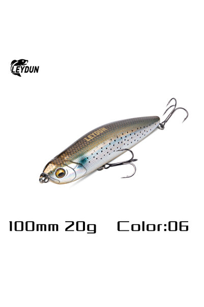 Choice 100mm 20g 06 LEYDUN Z-Claw Fishing Lures Floating Pencil 86mm 100mm 12...