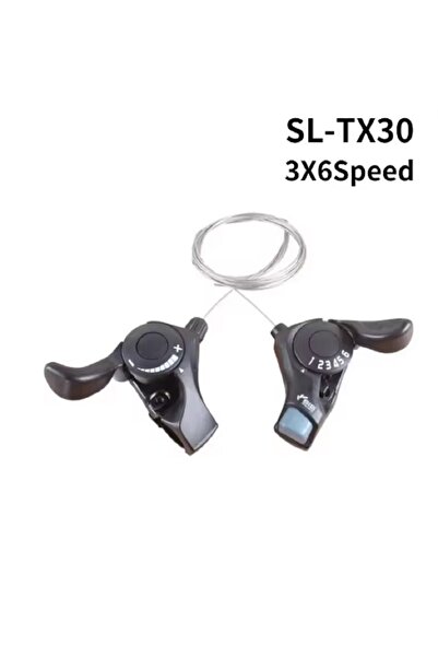 Choice SL TX30- 3x6 s SHIMANO Tourney SL TX30 ذراع تغيير السرعات للدراجة 6/7 ...