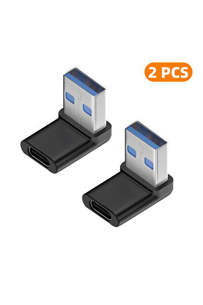 Choice6 محول USB 3.0 بزاوية 90 درجة من النوع C إلى USB-A بسرعة نقل 10 جيجابت ...