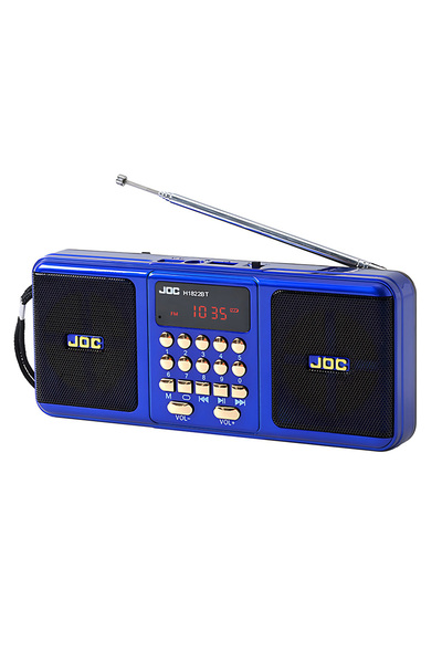 Choice5 Blue1 Portable Stereo FM Radio Wireless Speaker Rechargeable Battery ...