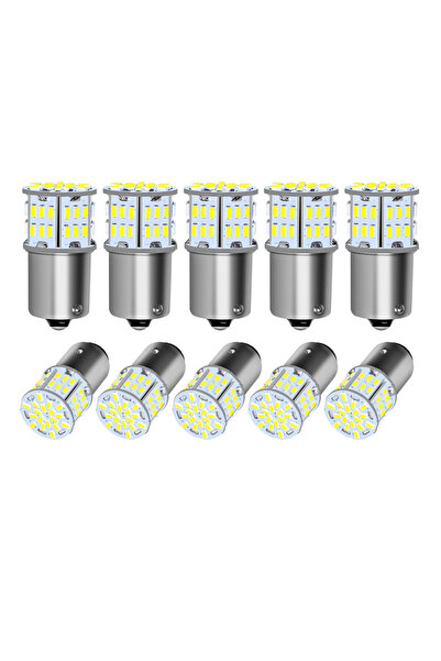 Choice 6000 كلفن، 10 قطع، BA15S P21W، 2/4/6/10 قطع، مصابيح LED فائقة السطوع P...