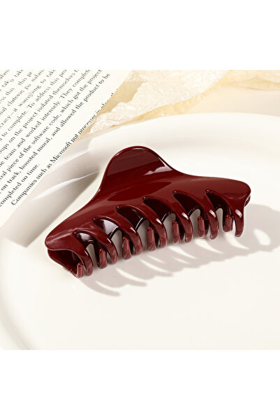 Choice5 2 red New Retro Korean Acetate Hair Claw Large Crab Hair Clips Shark ...