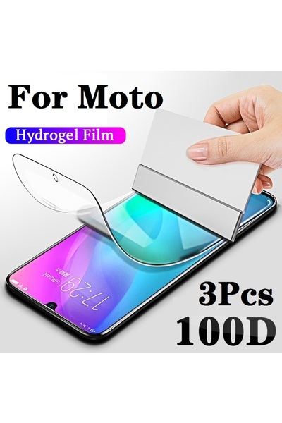 Choice4 Hydrogel Film 3Pcs Moto G86 Power 5G 3PCS HD Hydrogel Film For G06 G2...