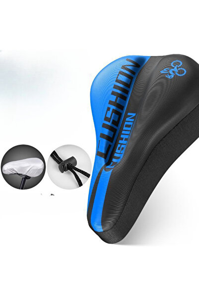 Choice Blue New Thickened Road Seat Bicycle Cushion Cover Mountain Bicycle Si...
