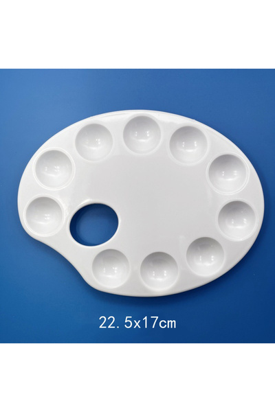 Choice 10hole PBTY 1PC Painting Palette Reusable Clean Easily Plastic Paint T...