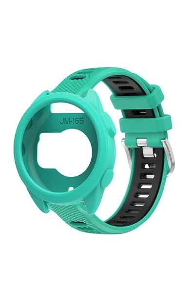 Choice For Forerunner 165 TFNGrB-Teal Protective Cover Case+Strap For Forerun...