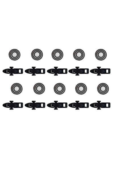 Choice 10pcs Black 10pcs High Quality Fishing Rod Hook Holder Fishing Lure Ba...
