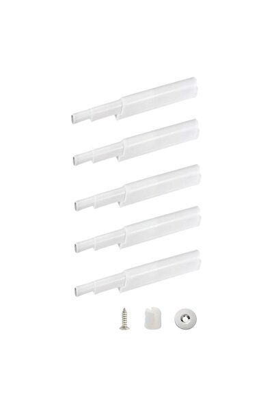Choice 5PCS-White 5/10Pcs Magnetic Push Latches for Cabinets Push to Open Cab...