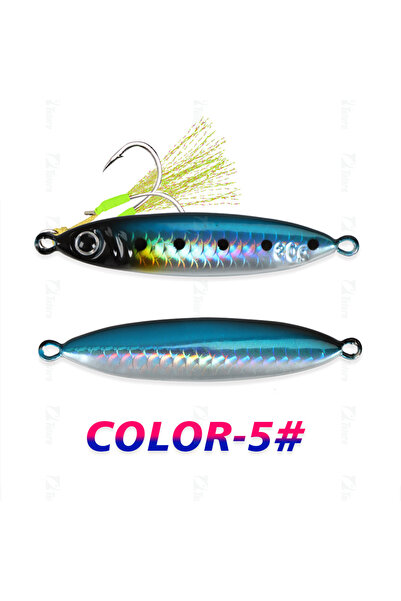 Choice1 80g COLOR A TOLU New 30g/40g/60g/80g Fast Sinking Jigging Fishing Lur...