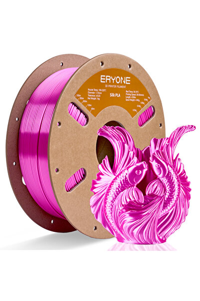 Choice24 Magenta Eryone 1KG Silk PLA Premium Filament 3D Print,1.75mm Multico...