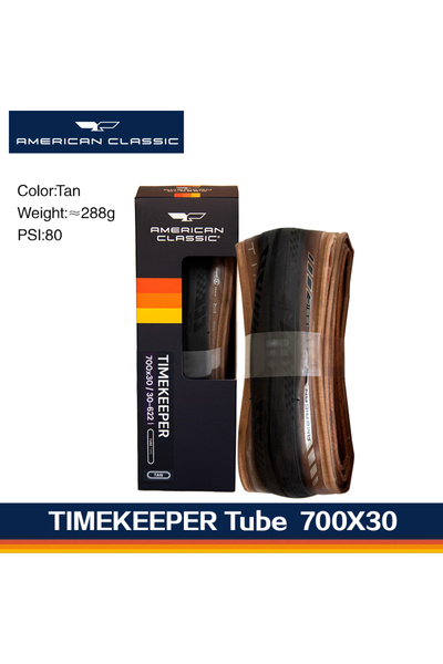 Choice10 700X30C-Tan-Tube American Classic Timekeeper Bicycle Tire Tube Type/...
