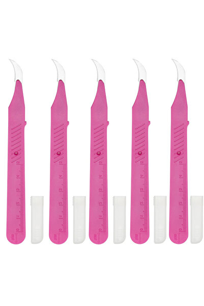 Choice 5pcs 1/3/5Pcs Sewing Seam Rippers Pink Plastic Handle Seam Stitch Ripp...