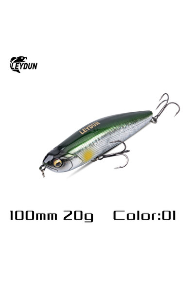 Choice 100mm 20g 01 LEYDUN Z-Claw Fishing Lures Floating Pencil 86mm 100mm 12...