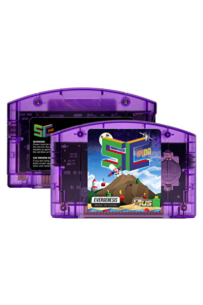 Choice Purple 16G EVERGENESIS SC64 Open Source N64 800 in 1 Game Cartridge Fo...