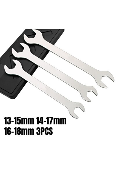 Choice4 13-18mm 3pcs Ultrathin Thin Wrench Large Opening Dual Purpose Wrench ...
