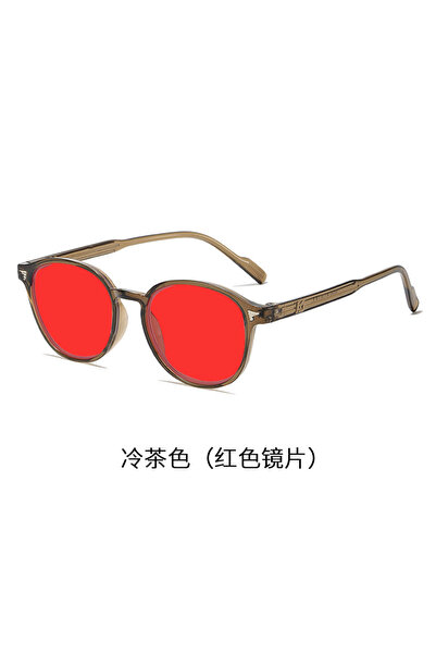 Choice3 tea red as shown Night Vision Glasses Blue Light Blocking Glasses for...