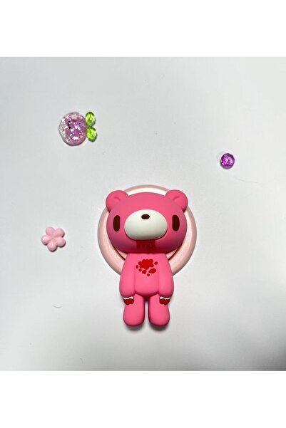 Choice8 A Gothic Bear Phone Grip&Stand–Unique Bloody Design,360° Rotatable,St...